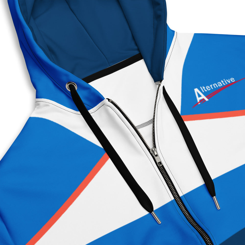 Alternative #3 - Rücken Aufschrift - Das Original - Unisex Zip-Hoodie