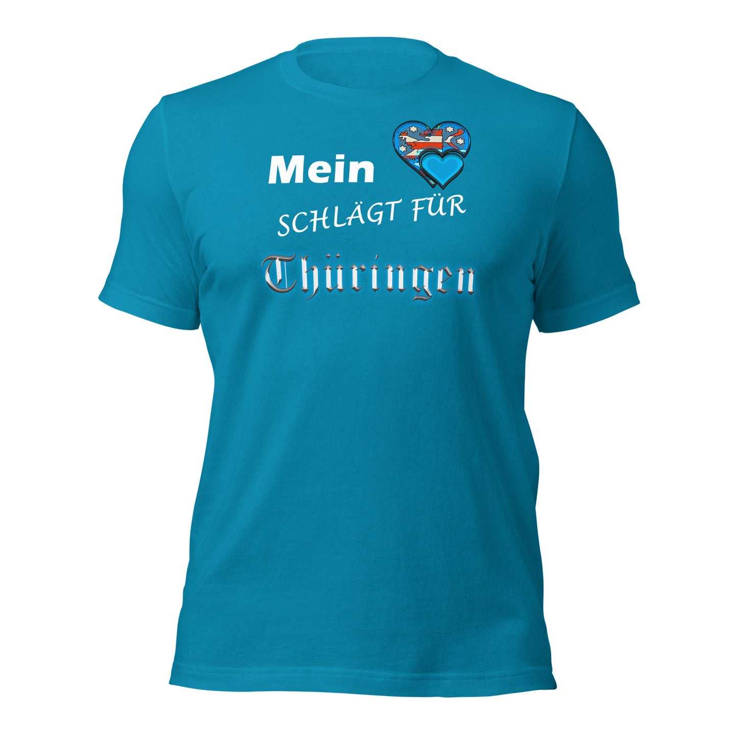 Mein Herz schlägt für Thüringen - Unisex-T-Shirt