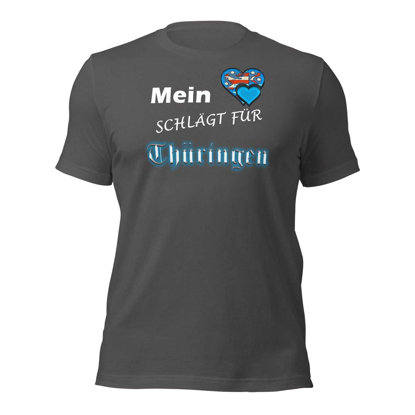 Mein Herz schlägt für Thüringen - Unisex-T-Shirt