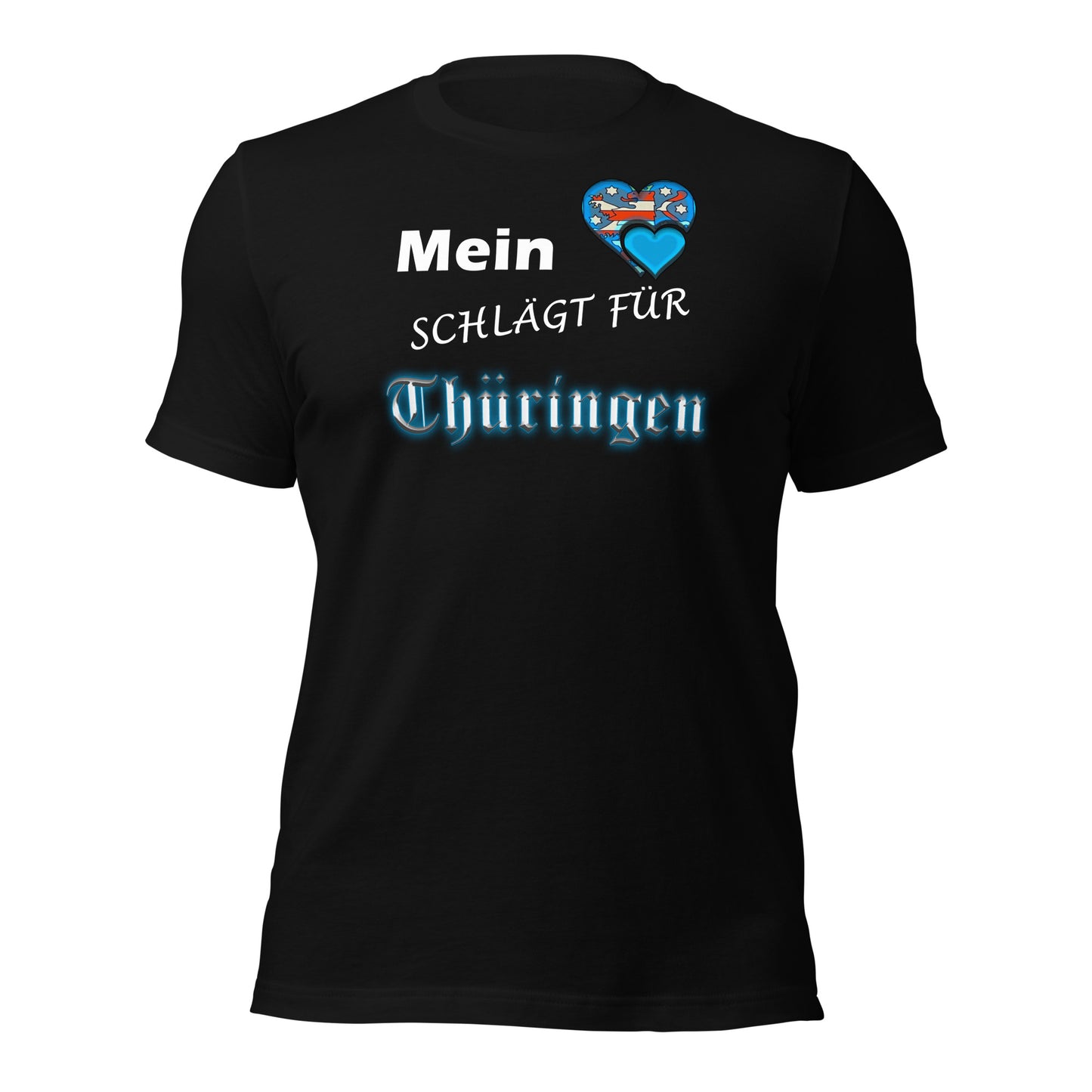 Mein Herz schlägt für Thüringen - Unisex-T-Shirt