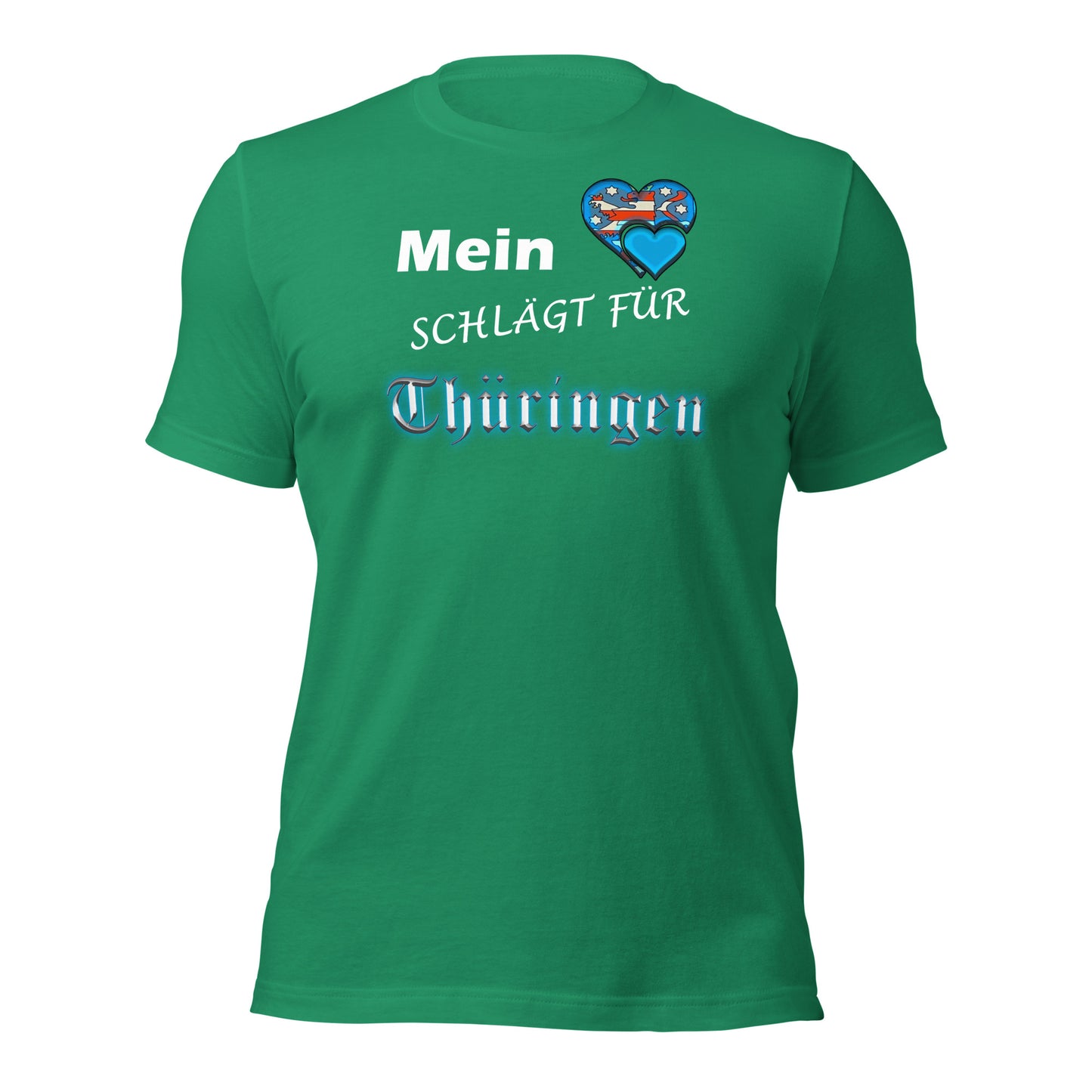 Mein Herz schlägt für Thüringen - Unisex-T-Shirt