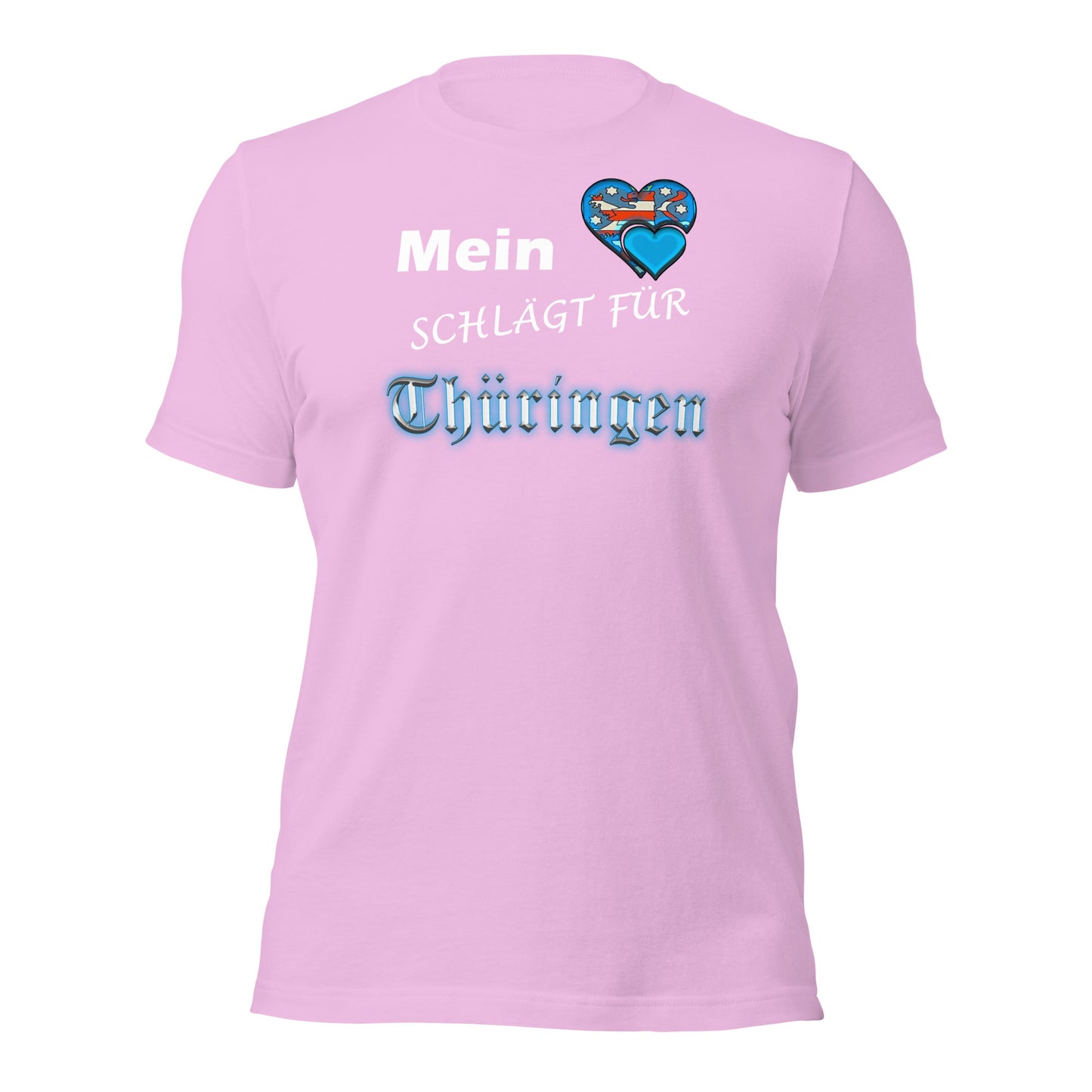 Mein Herz schlägt für Thüringen - Unisex-T-Shirt