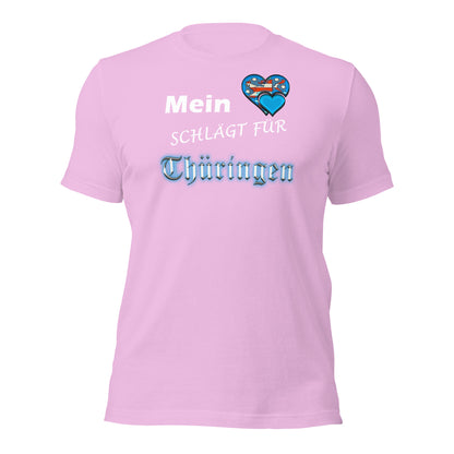 Mein Herz schlägt für Thüringen - Unisex-T-Shirt